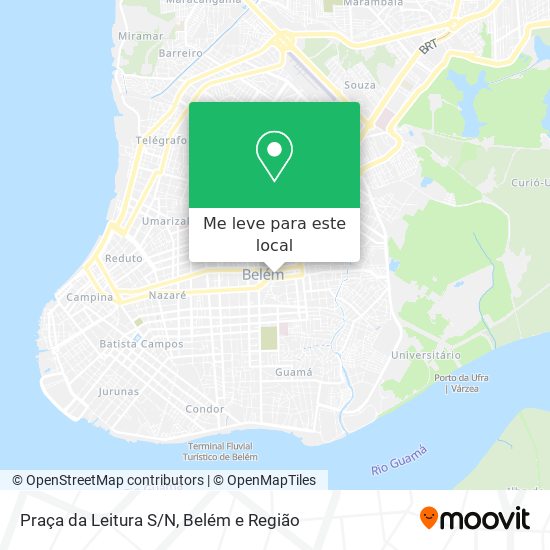 Praça da Leitura S/N mapa