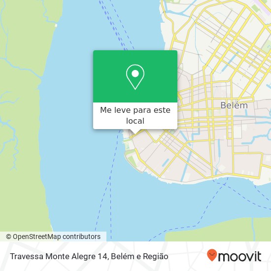 Travessa Monte Alegre 14 mapa