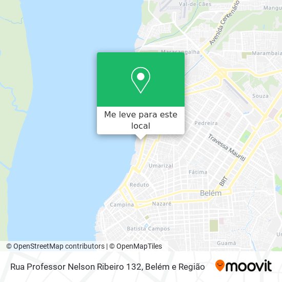 Rua Professor Nelson Ribeiro 132 mapa