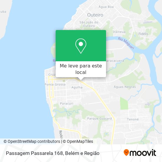 Passagem Passarela 168 mapa