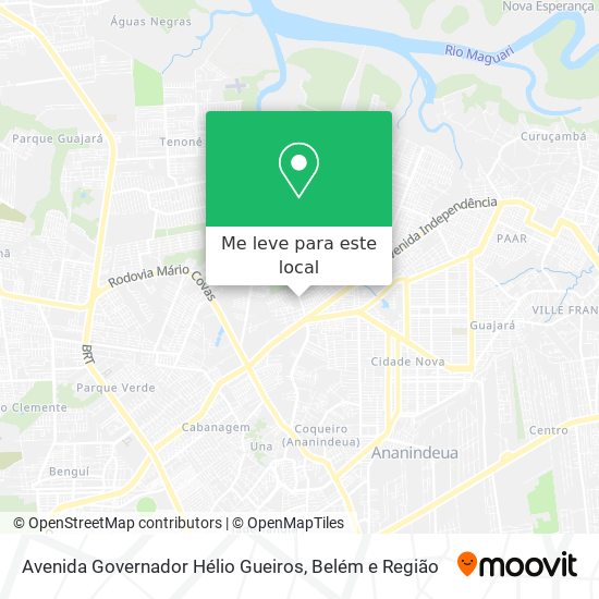 Avenida Governador Hélio Gueiros mapa