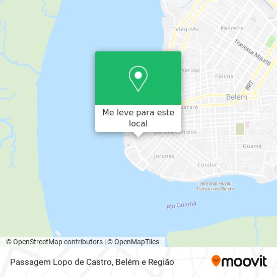 Passagem Lopo de Castro mapa