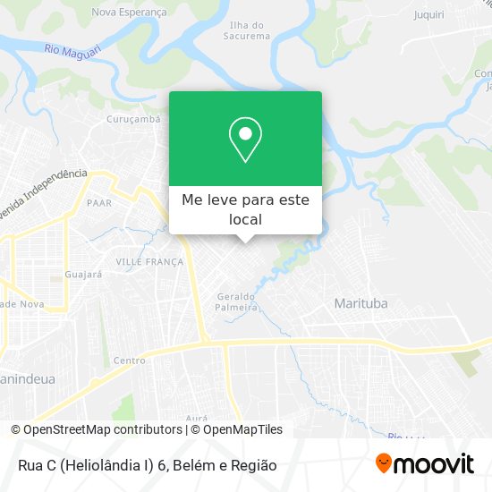 Rua C (Heliolândia I) 6 mapa
