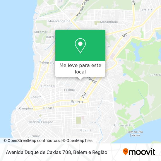 Avenida Duque de Caxias 708 mapa