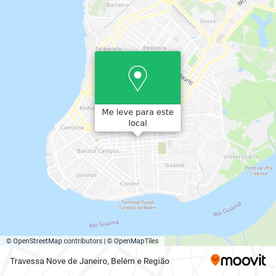 Travessa Nove de Janeiro mapa