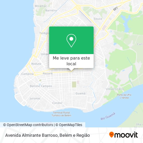 Avenida Almirante Barroso mapa