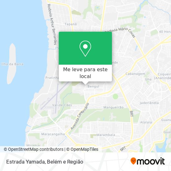 Estrada Yamada mapa