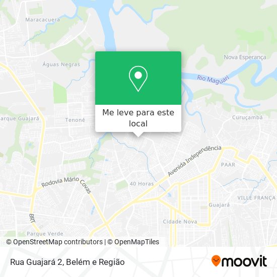Rua Guajará 2 mapa