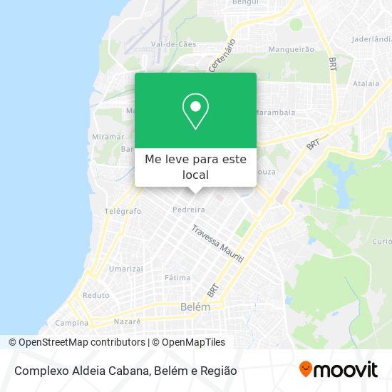 Complexo Aldeia Cabana mapa