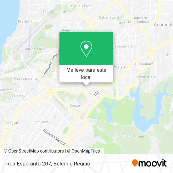 Rua Esperanto 207 mapa