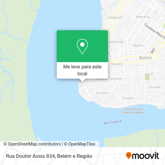 Rua Doutor Assis 834 mapa