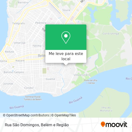 Rua São Domingos mapa