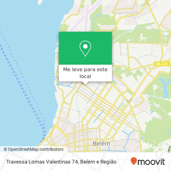 Travessa Lomas Valentinas 74 mapa