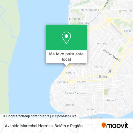 Avenida Marechal Hermes mapa