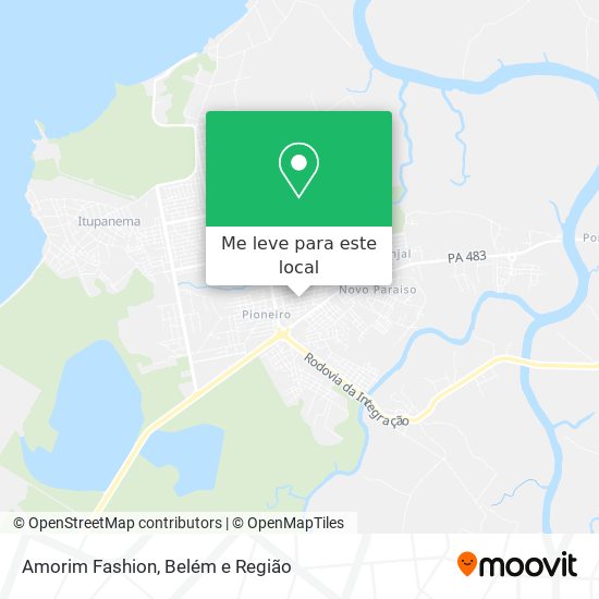 Amorim Fashion mapa