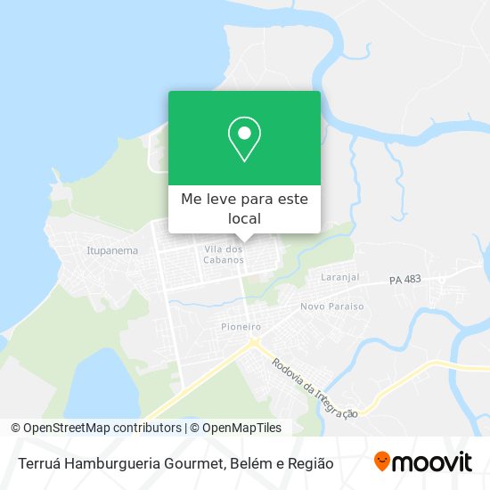 Terruá Hamburgueria Gourmet mapa