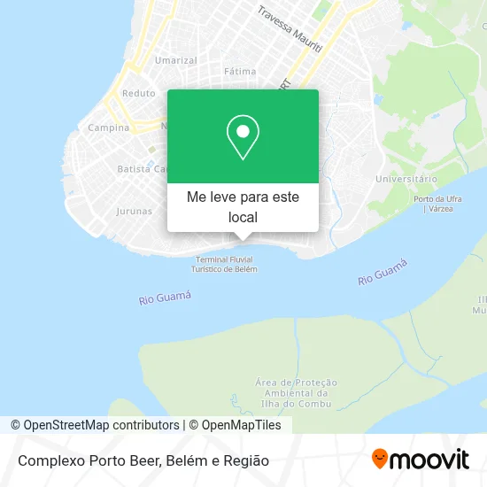Complexo Porto Beer mapa