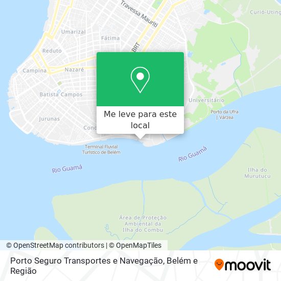 Porto Seguro Transportes e Navegação mapa