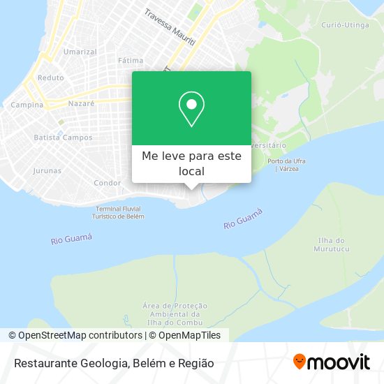 Restaurante Geologia mapa