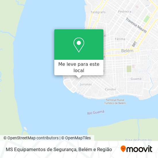 MS Equipamentos de Segurança mapa