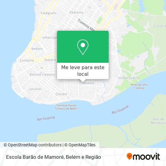 Escola Barão de Mamoré mapa