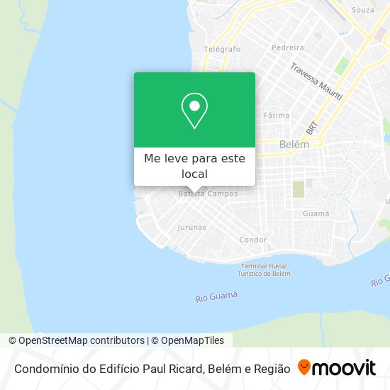 Condomínio do Edifício Paul Ricard mapa