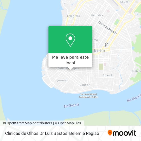 Clínicas de Olhos Dr Luiz Bastos mapa