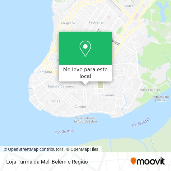 Loja Turma da Mel mapa