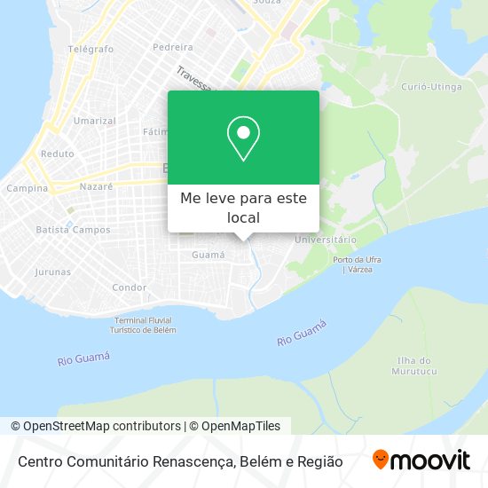 Centro Comunitário Renascença mapa