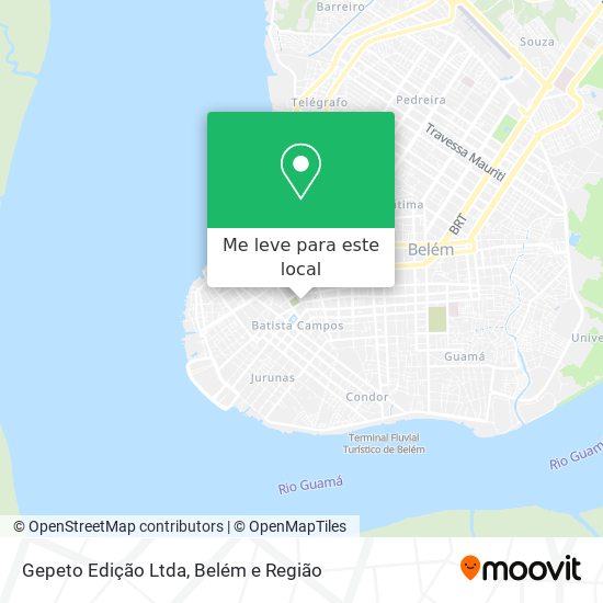 Gepeto Edição Ltda mapa