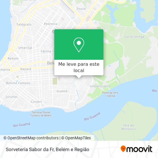 Sorveteria Sabor da Fr mapa