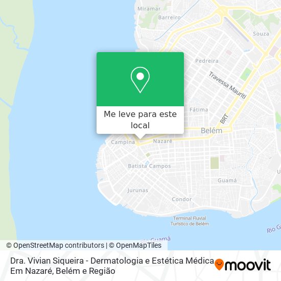 Dra. Vivian Siqueira - Dermatologia e Estética Médica Em Nazaré mapa