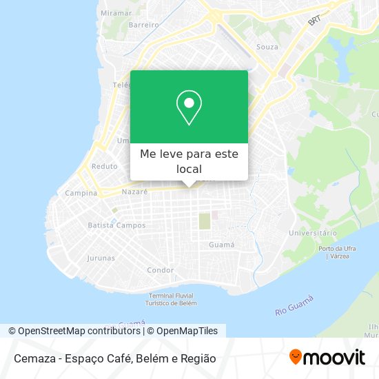 Cemaza - Espaço Café mapa