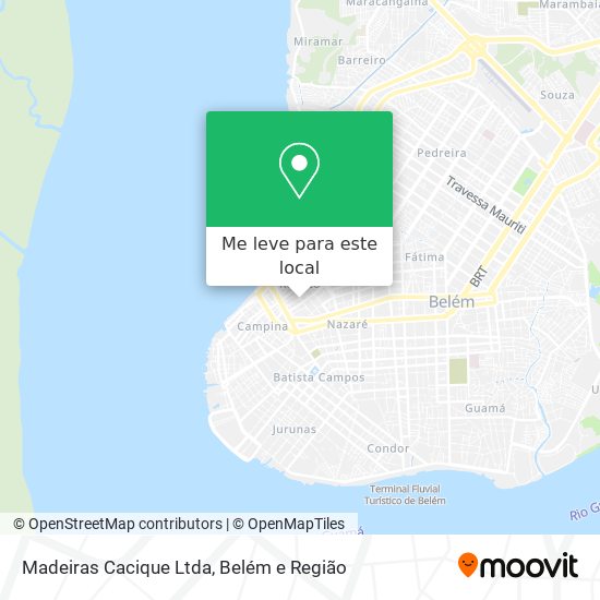 Madeiras Cacique Ltda mapa