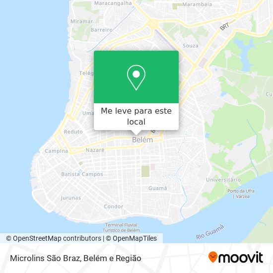 Microlins São Braz mapa