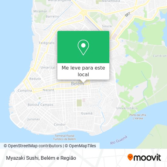 Myazaki Sushi mapa