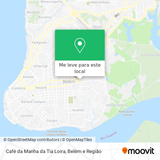 Café da Manha da Tia Loira mapa