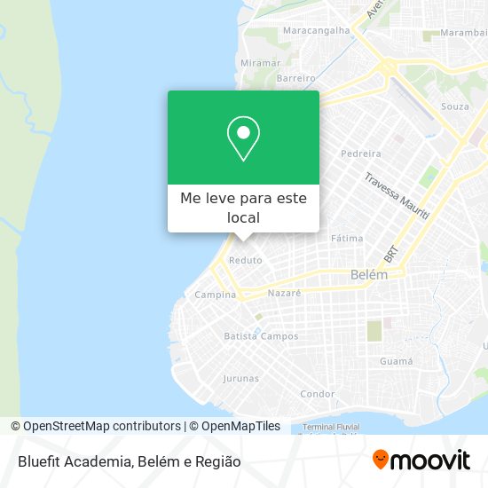 Bluefit Academia mapa