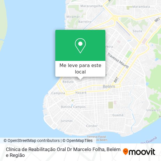 Clínica de Reabilitação Oral Dr Marcelo Folha mapa