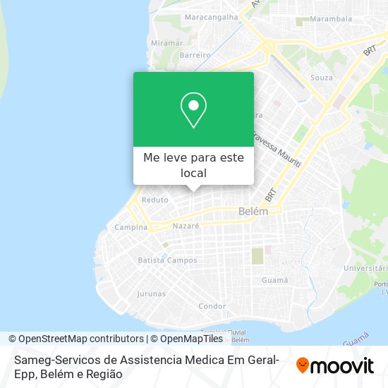 Sameg-Servicos de Assistencia Medica Em Geral-Epp mapa