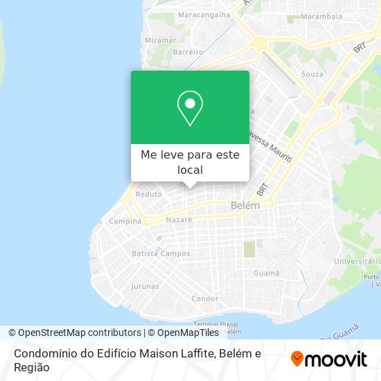 Condomínio do Edifício Maison Laffite mapa