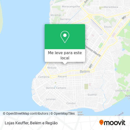 Lojas Keuffer mapa