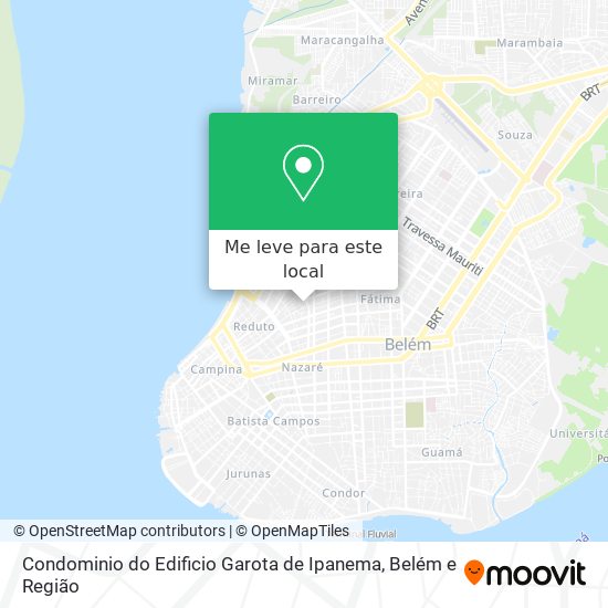 Condominio do Edificio Garota de Ipanema mapa