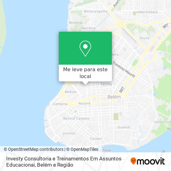 Investy Consultoria e Treinamentos Em Assuntos Educacionai mapa