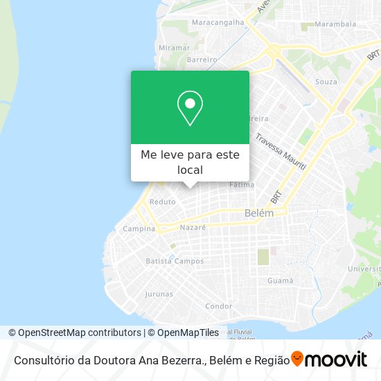 Consultório da Doutora Ana Bezerra. mapa