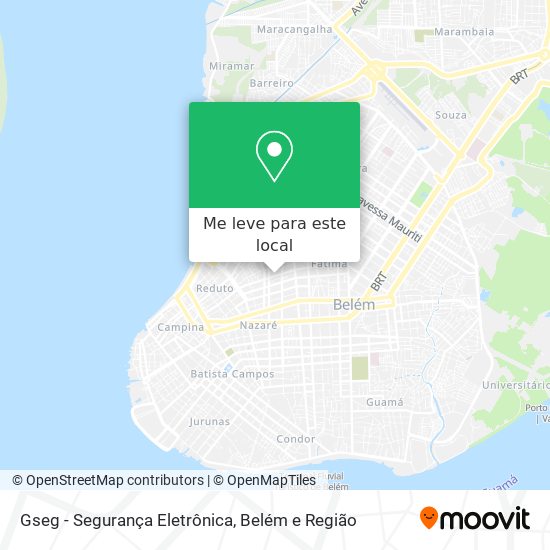 Gseg - Segurança Eletrônica mapa