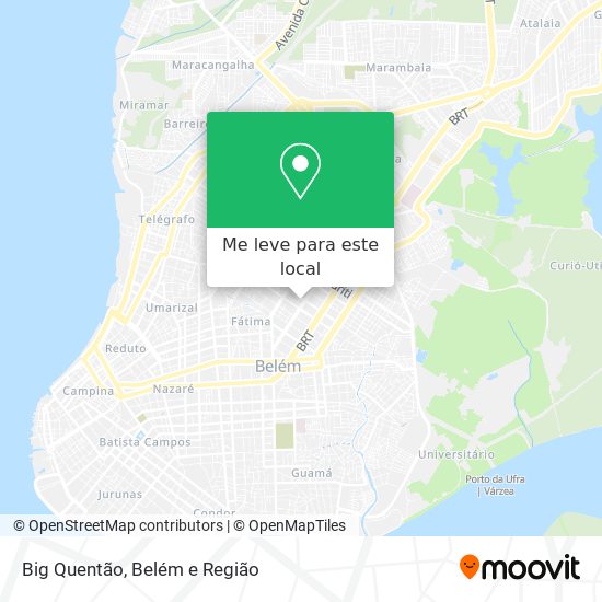 Big Quentão mapa