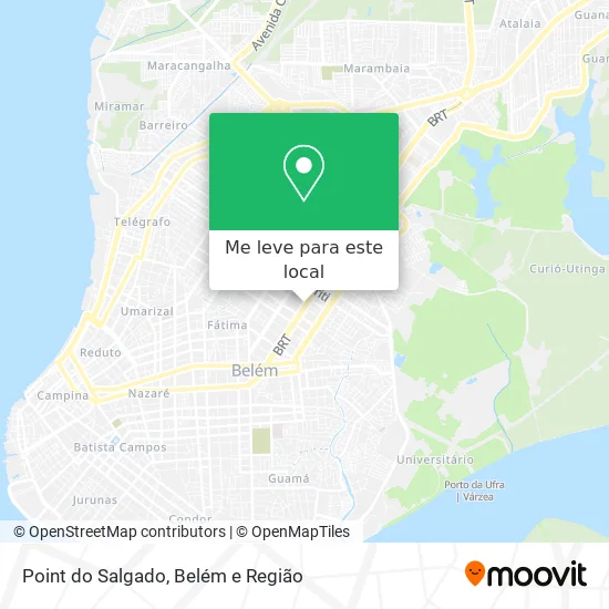 Point do Salgado mapa