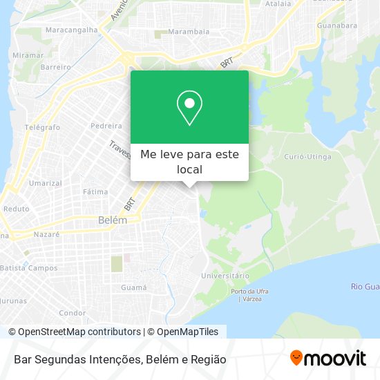 Bar Segundas Intenções mapa