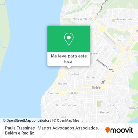 Paula Frassinetti Mattos Advogados Associados mapa